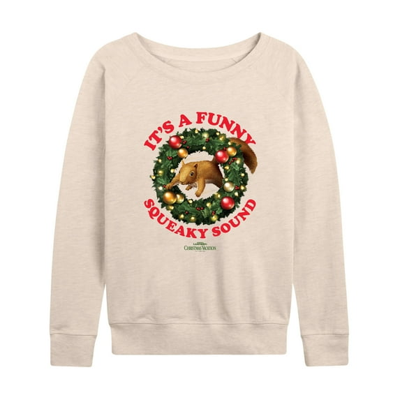 National Lampoon's Christmas Vacation - It's A Funny Squeaky Sound - Women's Lightweight French Terry Long Sleeve Shirt
