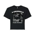 thumbnail image 1 of National Lampoon's Christmas Vacation - Jolliest Bunch - Juniors Cropped Cotton Blend T-Shirt, 1 of 5