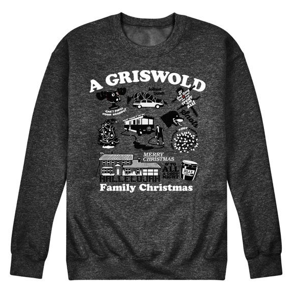 National Lampoon's Christmas Vacation - Jolliest Bunch - Men's Crew Neck Fleece Pullover