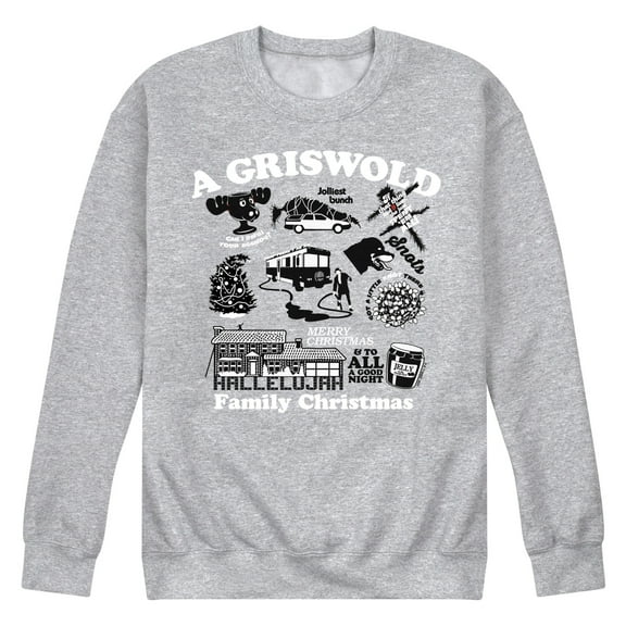 National Lampoon's Christmas Vacation - Jolliest Bunch - Men's Crew Neck Fleece Pullover