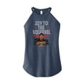 thumbnail image 1 of National Lampoon's Christmas Vacation - Joy To The Squirrel - Juniors High Neck Tank Top, 1 of 5