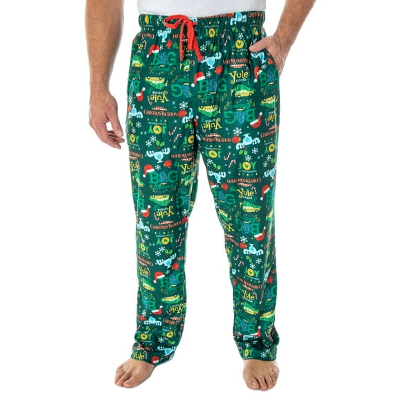 National Lampoon's Christmas Vacation Adult All-Over Print Holiday Movie Film Lounge Sleep Pajama Pants For Men Women