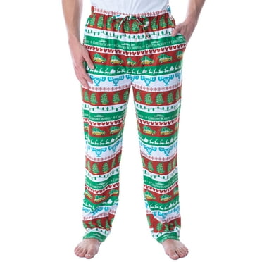 National Lampoon's Christmas Vacation Men's Fair Isle Loungewear Pajama Pants