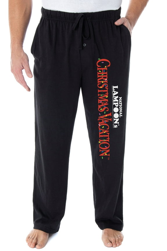 National Lampoon's Christmas Vacation Men's Movie Logo Loungewear Pajama Pants