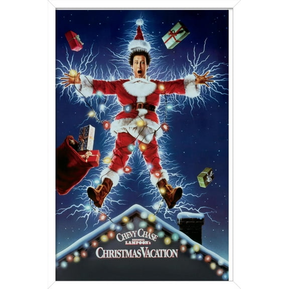National Lampoon's Christmas Vacation - One Sheet Wall Poster, 22.375" x 34", Framed