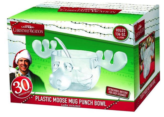 National Lampoon's Christmas Vacation Moose Mugs And Punch Bowl