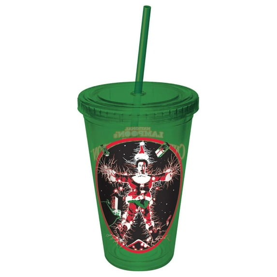 National Lampoon's Christmas Vacation Poster Travel Tumbler with Straw