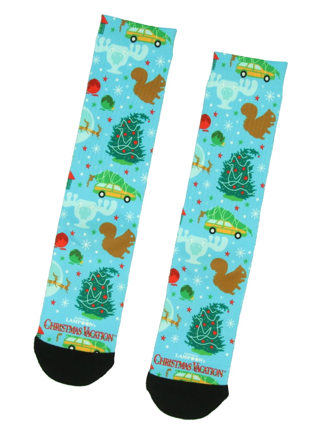National Lampoon's Christmas Vacation Sublimation MidCalf Crew Socks
