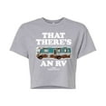 thumbnail image 1 of National Lampoon's Christmas Vacation - That There's An RV - Juniors Cropped Cotton Blend T-Shirt, 1 of 5
