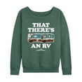 thumbnail image 1 of National Lampoon's Christmas Vacation - That There's An RV - Women's Lightweight French Terry Long Sleeve Shirt, 1 of 5