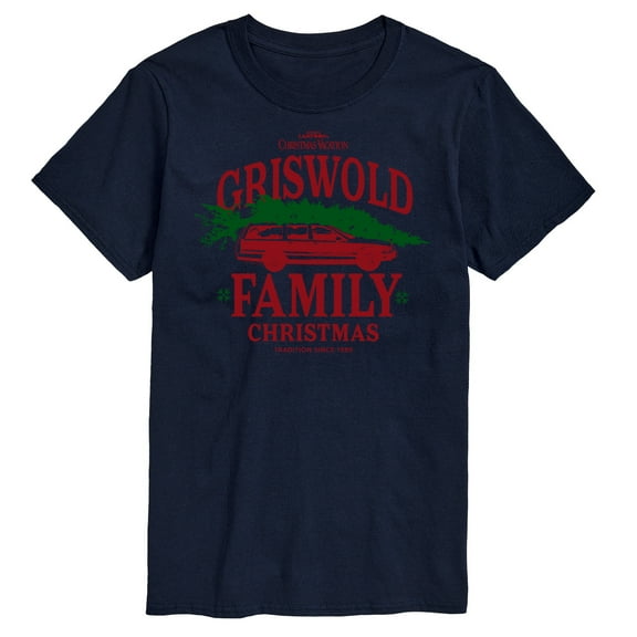National Lampoon's Christmas Vacation - The Griswold Family - Men's Short Sleeve Graphic T-Shirt