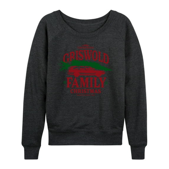 National Lampoon's Christmas Vacation - The Griswold Family - Women's Lightweight French Terry Long Sleeve Shirt