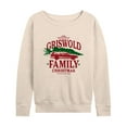 thumbnail image 1 of National Lampoon's Christmas Vacation - The Griswold Family - Women's Lightweight French Terry Long Sleeve Shirt, 1 of 5