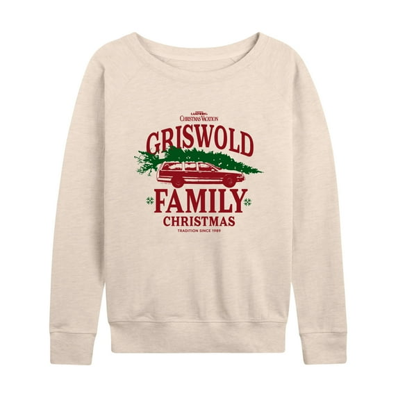 National Lampoon's Christmas Vacation - The Griswold Family - Women's Lightweight French Terry Long Sleeve Shirt