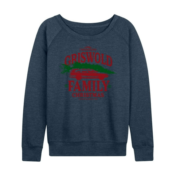 National Lampoon's Christmas Vacation - The Griswold Family - Women's Lightweight French Terry Long Sleeve Shirt