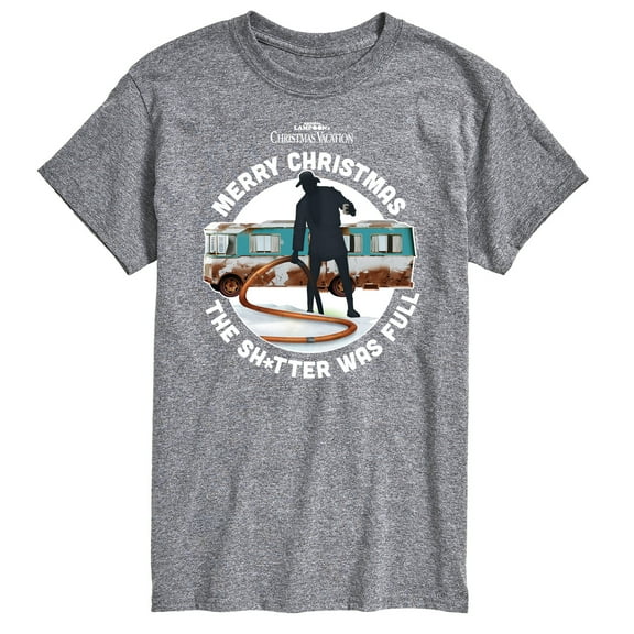 National Lampoon's Christmas Vacation - The Sh*tter Was Full - Men's Short Sleeve Graphic T-Shirt