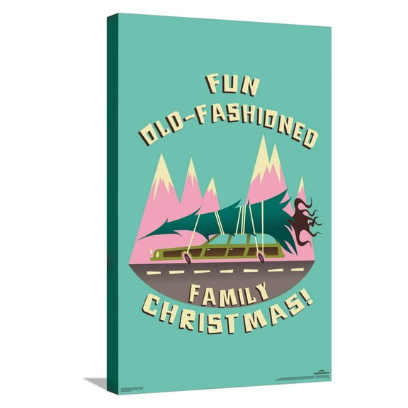 National Lampoon's Christmas Vacation - Tree Canvas Wall Poster, 14.725" x 22.375"