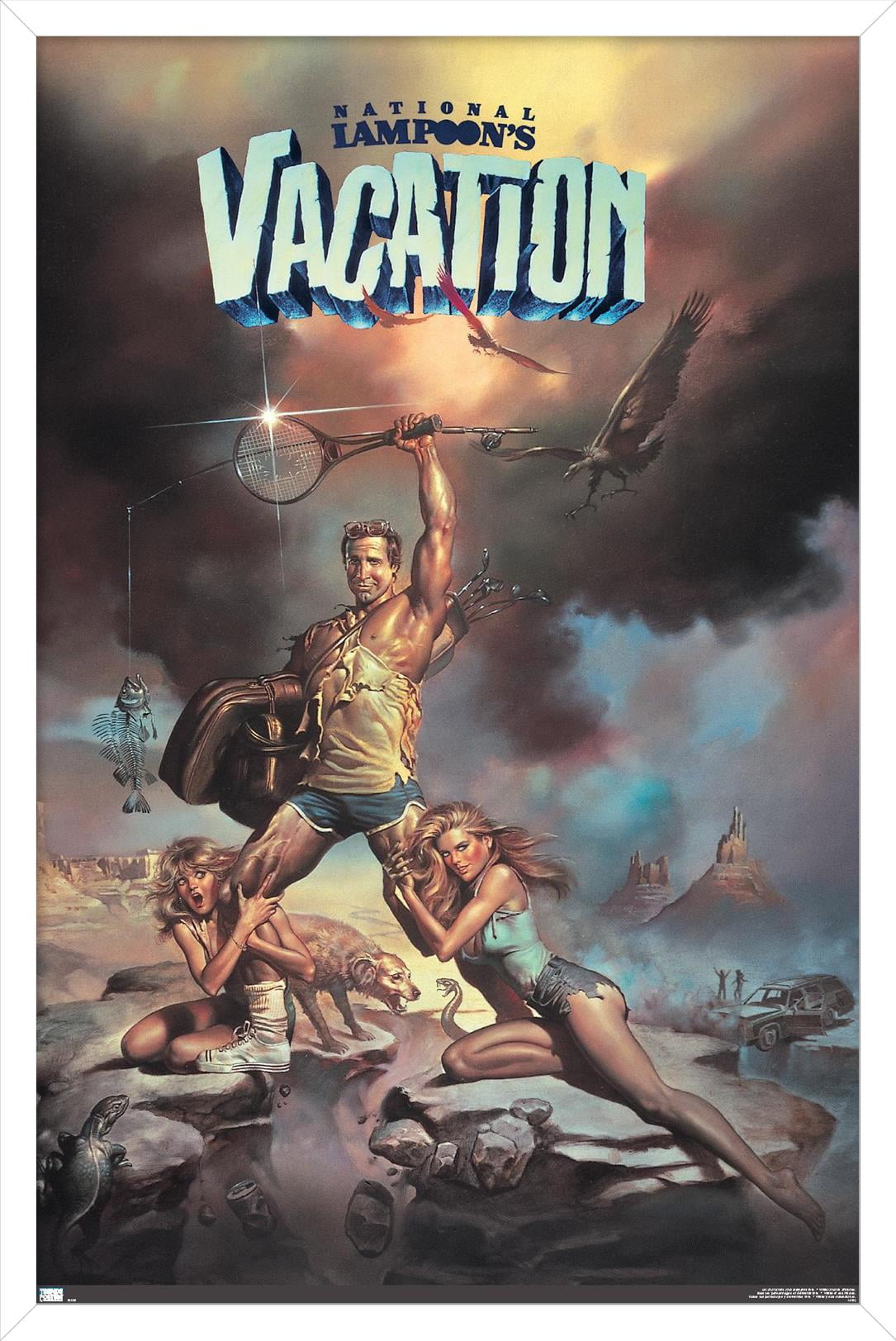 National Lampoon's Vacation - One Sheet Wall Poster, 22.375" x 34" Framed