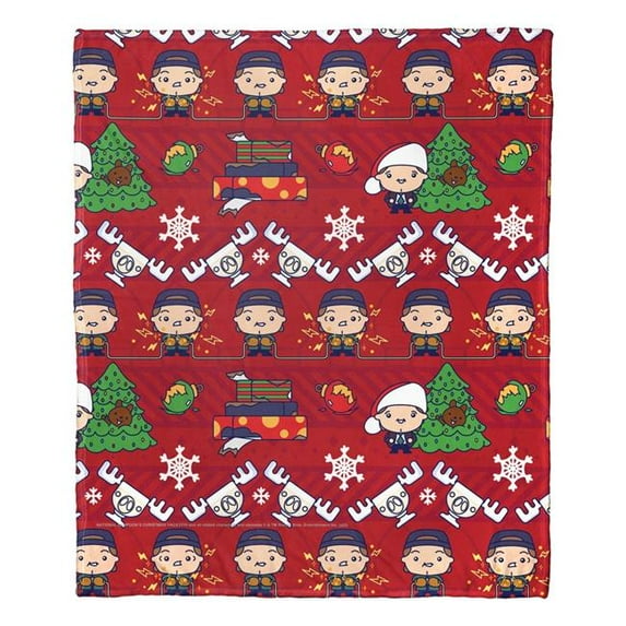 The Northwest 1WBS-23600-0031-OOF 50 x 60 in. Warner Bros. Christmas Vacation A Clarkmas Christmas Silk Touch Throw Blanket