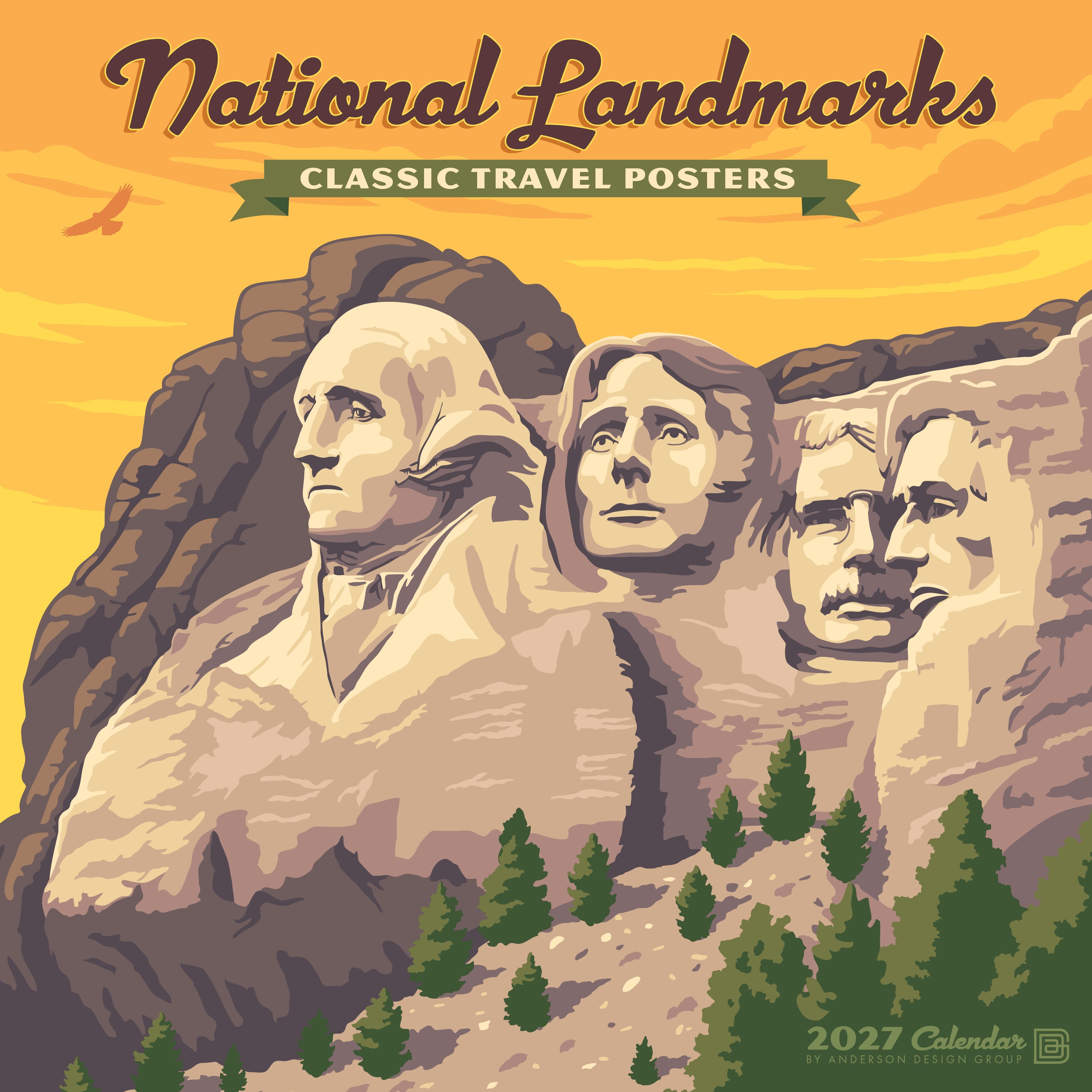 Willow Creek Press, National Landmarks (ADG) 2027 Wall Calendar