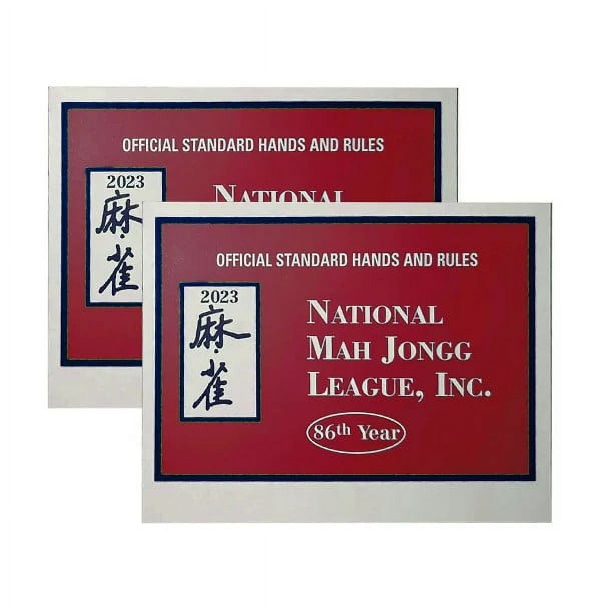 2023 National Mah Jongg League Large Size Card Official Playing
