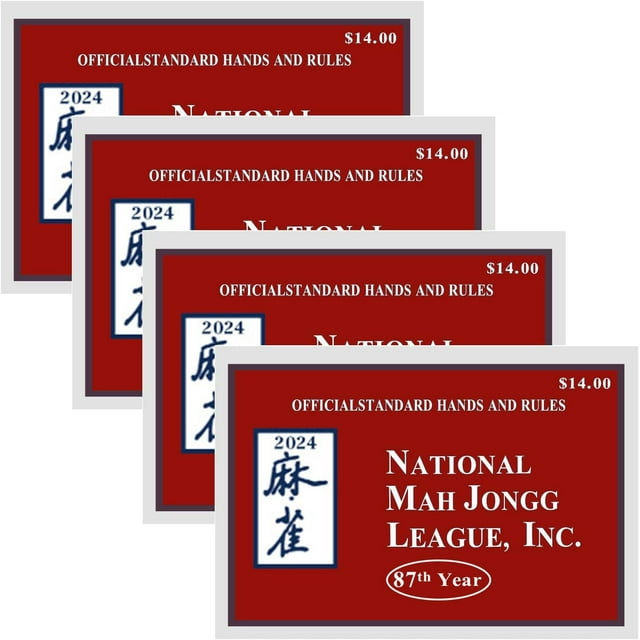 National Mah Jongg League 2024 Large Size Card Mah Jongg Card
