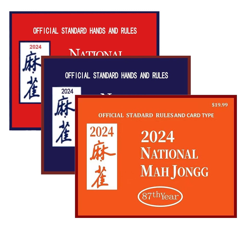 National Mah Jongg League 2024 Large Size Card Party Card Game Mah