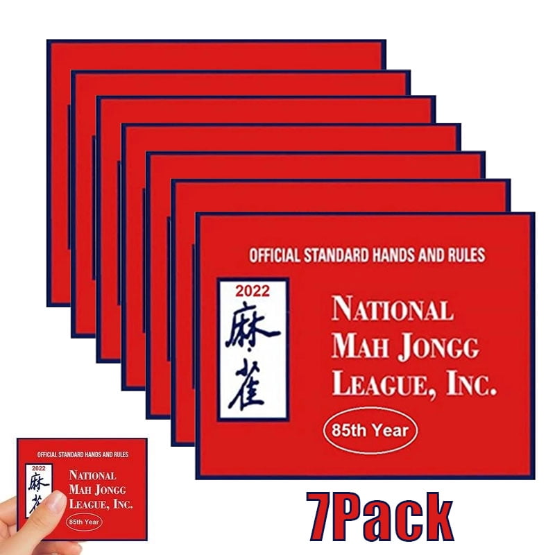 2022 National Mahjong Card Mahjongg League 2022 Large Size Card Hands