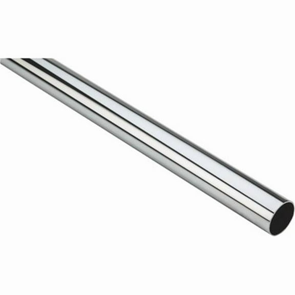 National Manufacturing 252755 6 ft. BB8603 Heavy Duty Closet Rod, Chrome