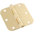 thumbnail image 1 of National Manufacturing 831116801 N143-354 512BA5-8 3.5 in. Satin Brass Door Hinge, Double, 1 of 1