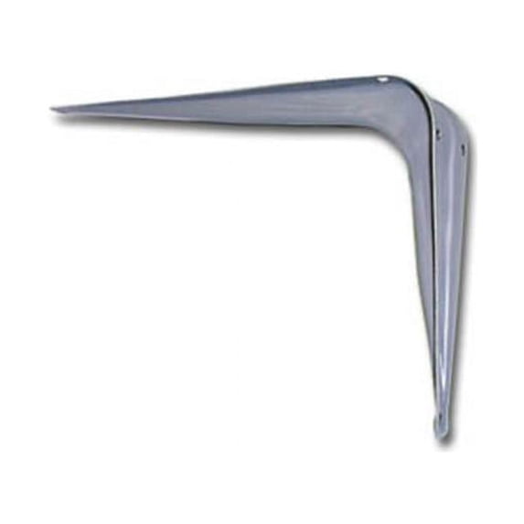 National Manufacturing NM171074 Utility Shelf Bracket, Gray - 8 x 10 in.