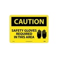 thumbnail image 1 of National Marker Caution Signs; Safety Gloves Required In This Area Graphic 10X14 .040 Aluminum, 1 of 1