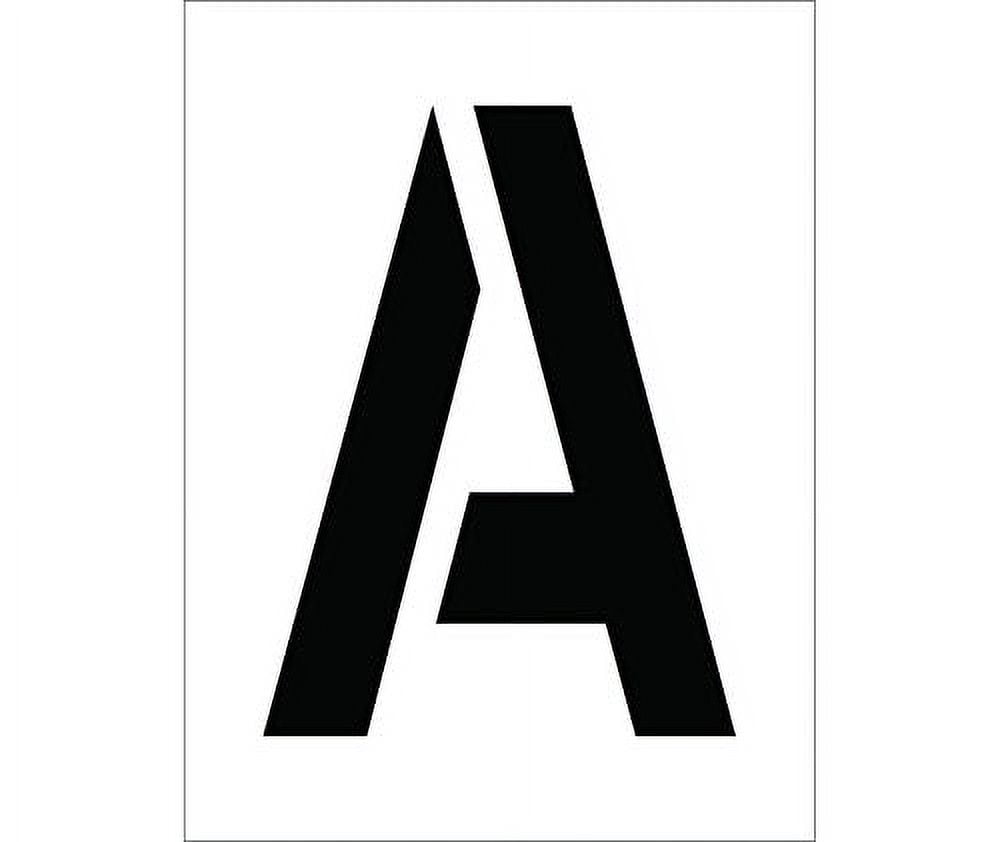 National Marker Corp. PMC12-A Stencil, Letter A, 12 Inch