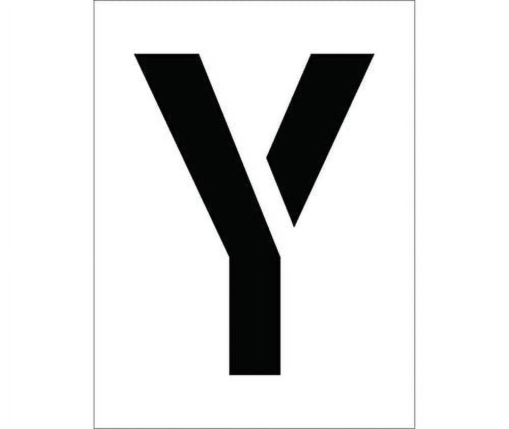 National Marker Corp. PMC12-Y Stencil, Letter Y, 12 Inch