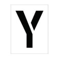 thumbnail image 1 of National Marker Corp. PMC12-Y Stencil, Letter Y, 12 Inch, 1 of 1
