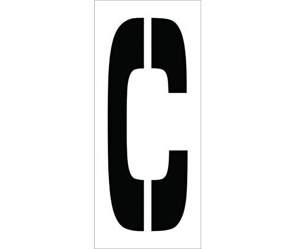 National Marker Corp. PMC24-C Stencil, Letter C, 24 Inch