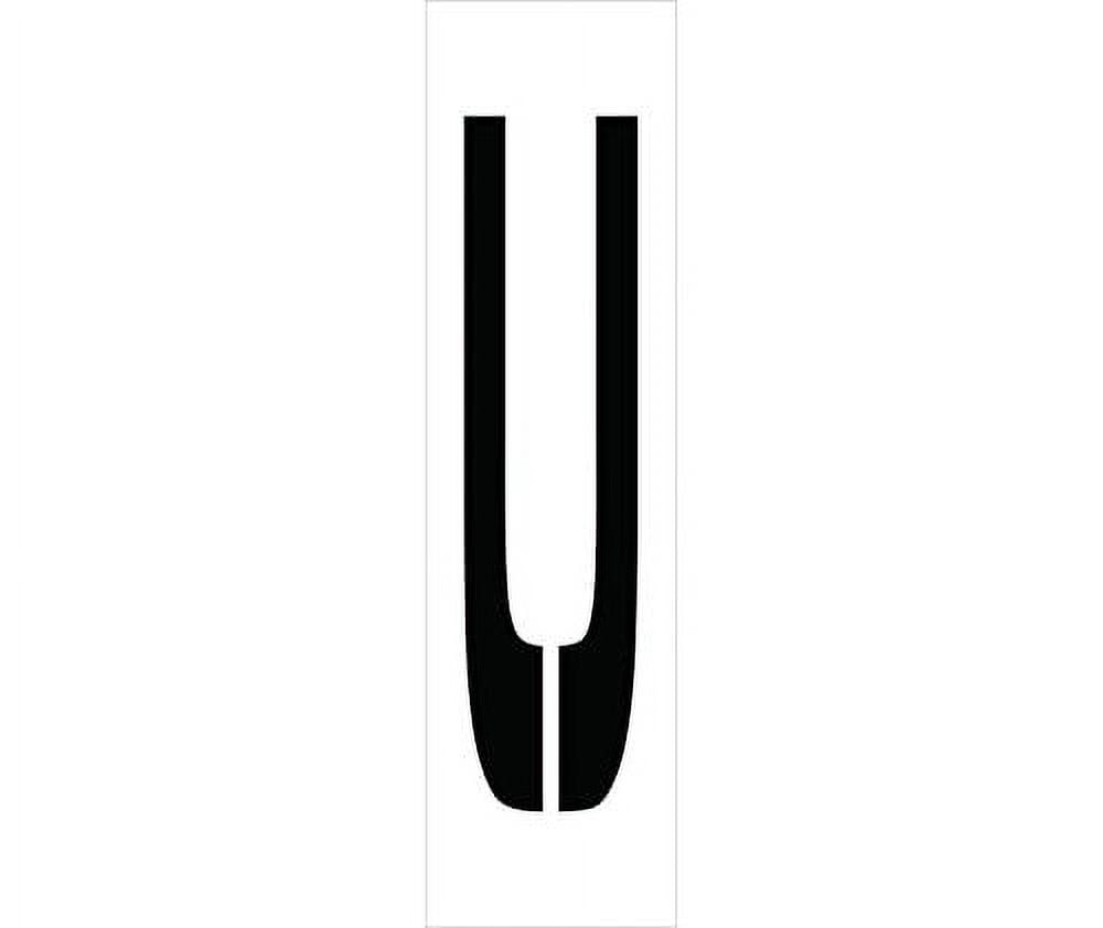 National Marker Corp. PMC36-U Stencil, Letter U, 36 Inch