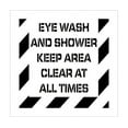 thumbnail image 1 of National Marker Corp. PMS237 Eye Wash And Shower Plant Marking Stencil, 1 of 1
