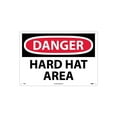 thumbnail image 1 of National Marker Danger Signs; Hard Hat Area 14X20 .040 Aluminum D46AC, 1 of 1