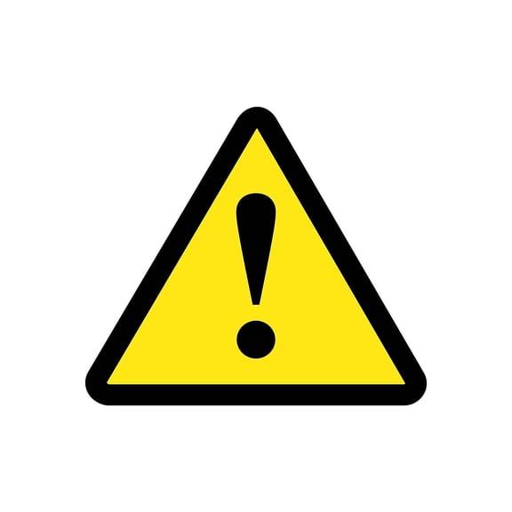 National Marker Hazard Labels; Graphic For No General Warning Hazard 4In Dia Adhesive Vinyl ISO436AP