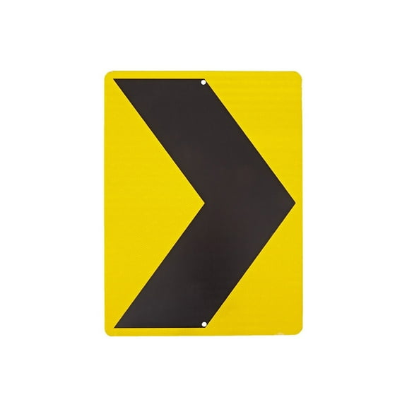 National Marker Reflective Warning Traffic Control Sign 24" x 18" Aluminum (TM162J)