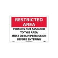 thumbnail image 1 of National Marker Restricted Area Persons Not Assigned To This Area Must Obtain Permission Before, 1 of 1