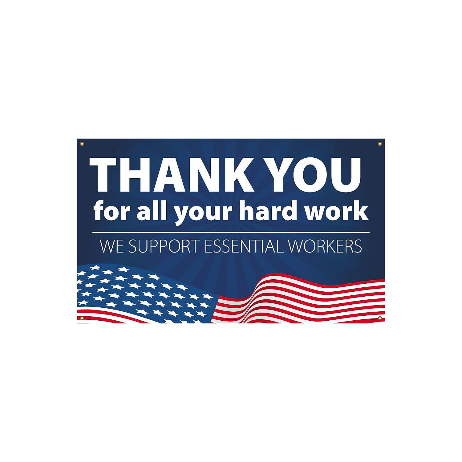 National Marker Vinyl Banner 