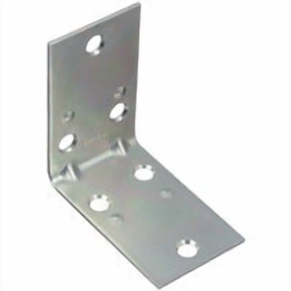 National Mfg. National Catalog V121 Double Wide Zinc Corner Brace, Case of 12