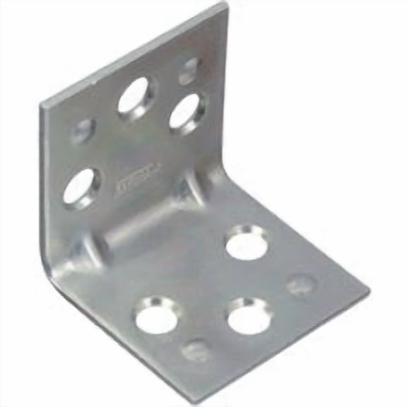 National Mfg. National Catalog V121 Double Wide Zinc Corner Brace, Case of 12