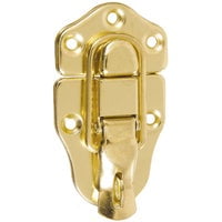 National Mfg. National Catalog V1849 Brass Finish Lockable Draw Catch - Pack of 6 Jobsite Supply Pack