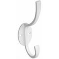 thumbnail image 1 of National Modern Coat & Hat Hook, White, 5.5-In., 1 of 1