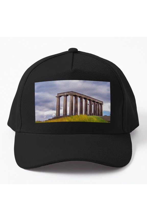 National Monument of Scotland Baseball Cap, Historic Landmark Travel Design, Classic Hat