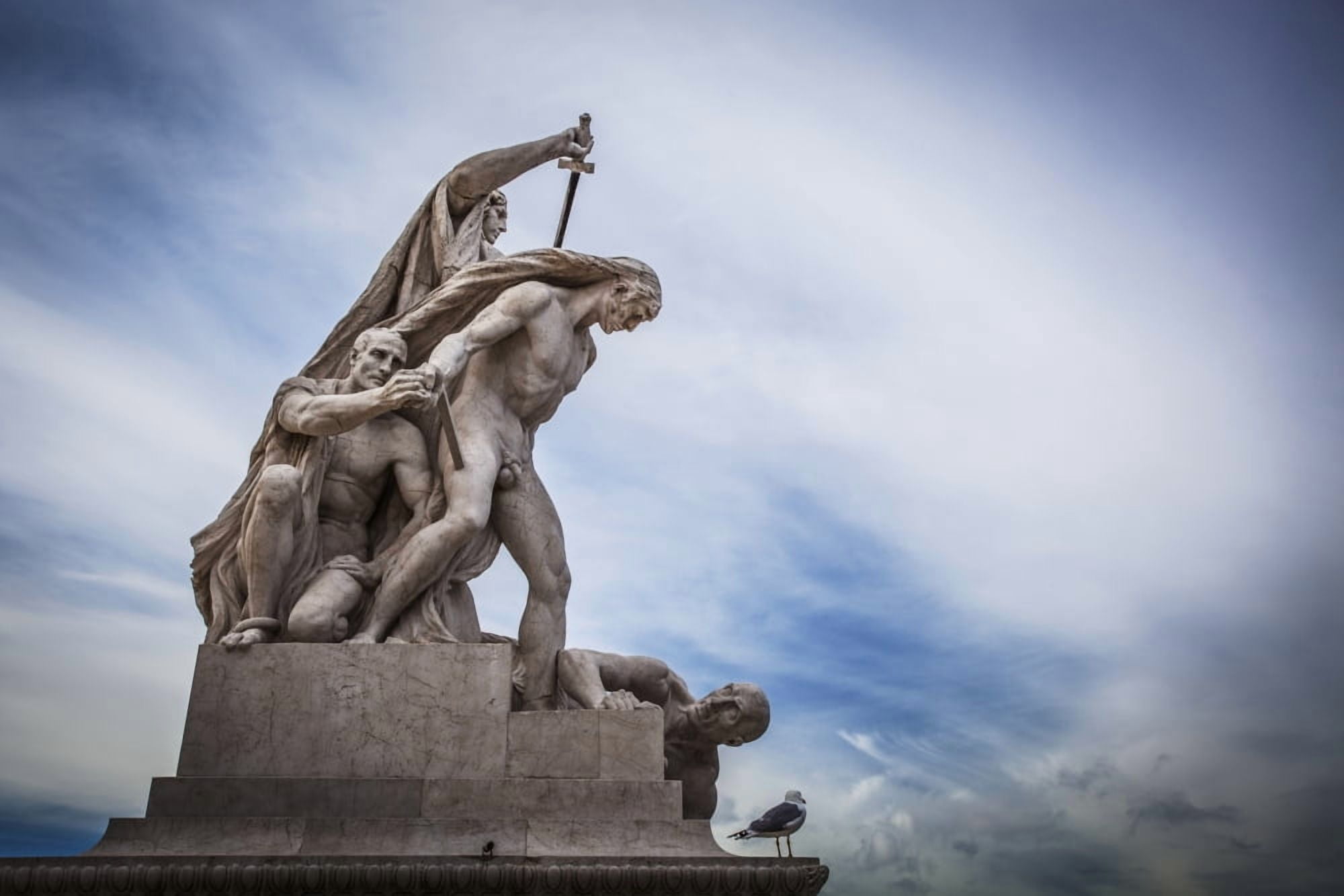 National Monument to Victor Emmanuel II Rome Italy Canvas Art - Reynold Mainse Design Pics (19 x 12)