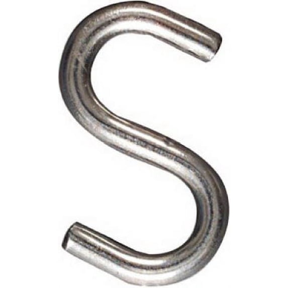 National N100-219 100-Pack Of 1" Stainless Steel Open S Hooks - Quantity of 4